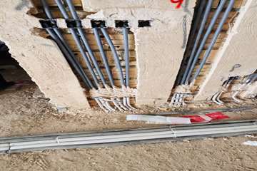 اجرای تاسیسات پروژه